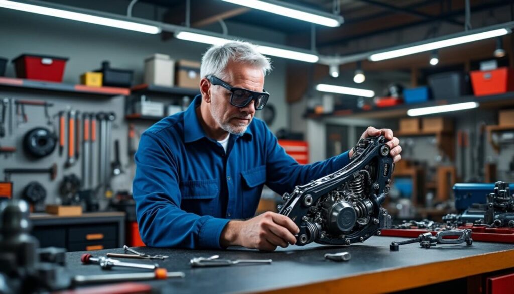 découvrez comment installer un bras oscillant de moto comme un pro grâce à notre guide détaillé. suivez nos conseils étape par étape pour garantir une installation réussie et sécurisée de votre équipement. parfait pour les passionnés de mécanique et les motards souhaitant optimiser la performance de leur machine.