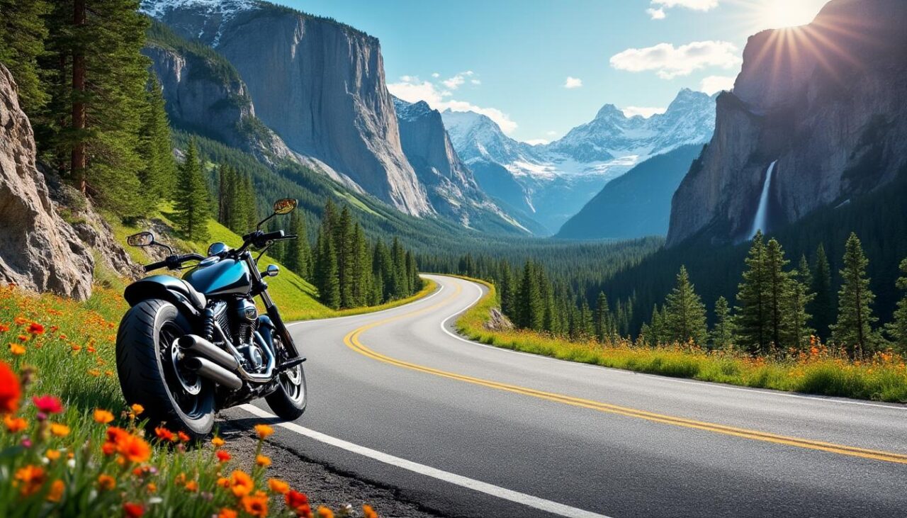la million dollar highway à moto : frissons garantis sur la route des panoramas